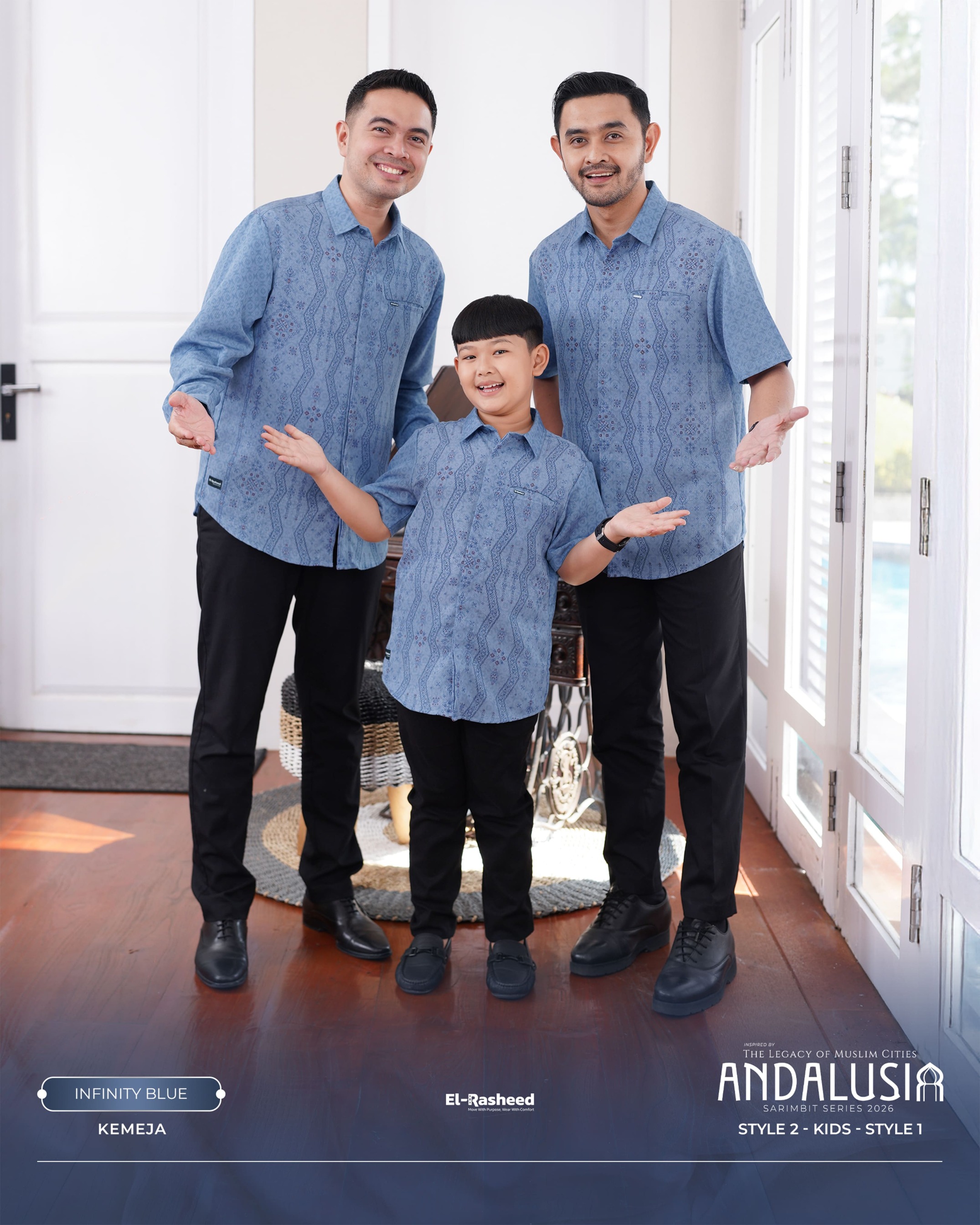SARIMBIT 2026 ANDALUSIA SERIES WARNA INFINITY BLUE