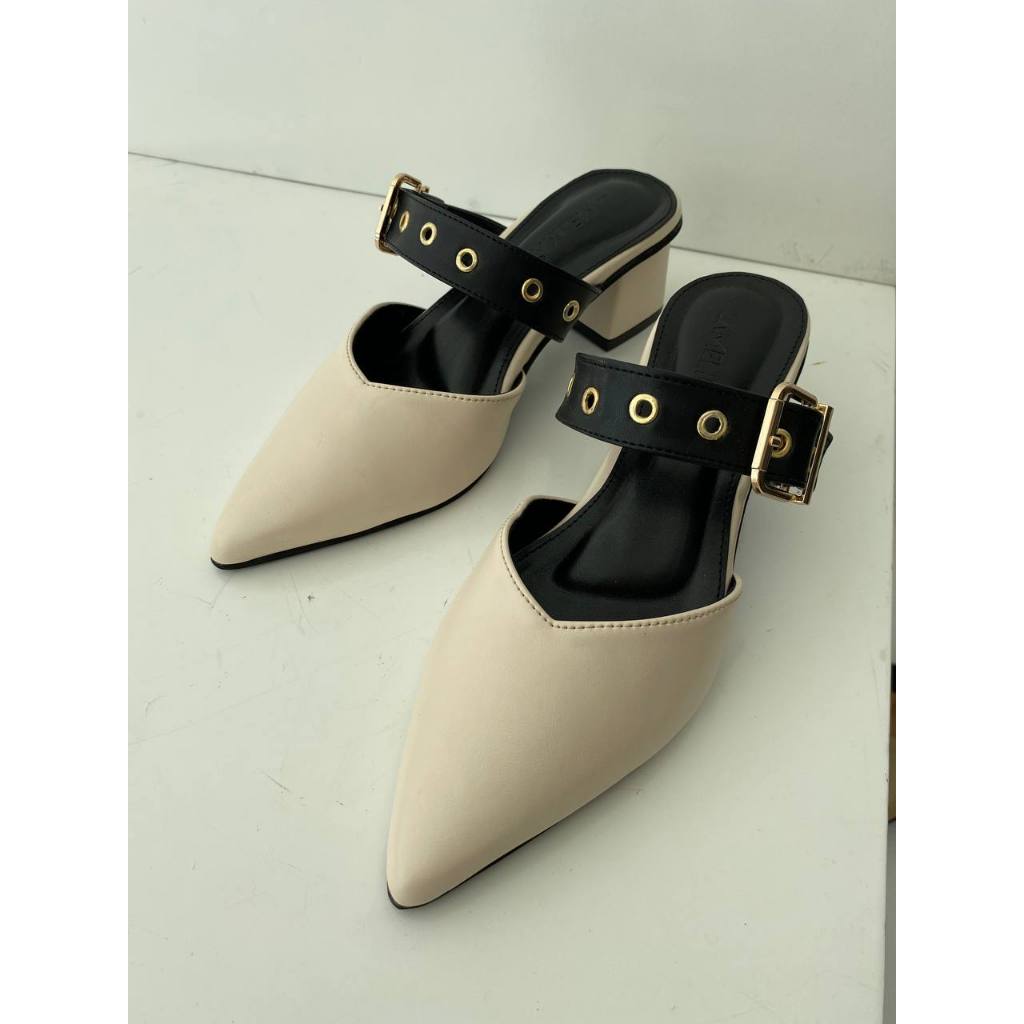 LAMELIKA - Narah Heels Hak Tahu - Sandal Wanita 5 Cm
