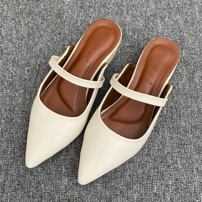 LAMELIKA - Carla Mules Sendal Wanita 3 Cm
