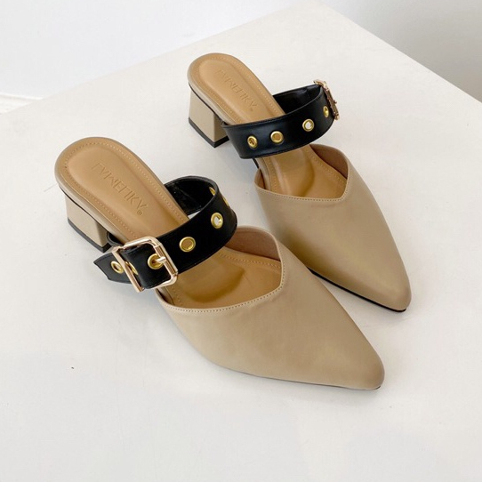 LAMELIKA - Narah Heels Hak Tahu - Sandal Wanita 5 Cm