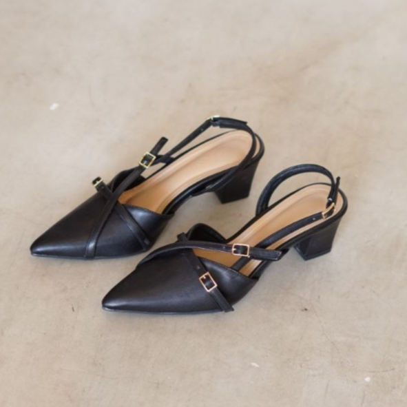 Kara Mules Sandal Wanita Heels 5 Cm Terbaru By Lamelika