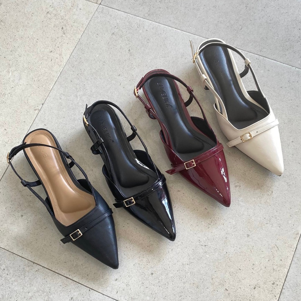Vanya Mules Sandal Wanita 3 Cm Terbaru By Lamelika