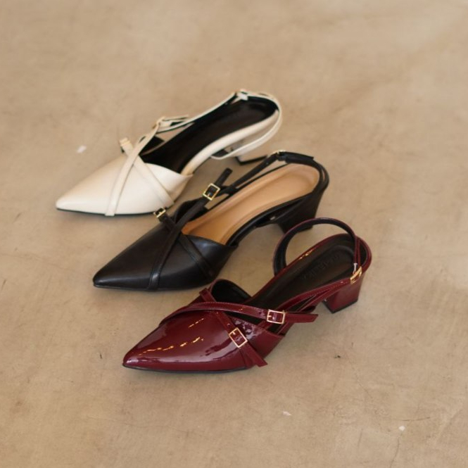 Kara Mules Sandal Wanita Heels 5 Cm Terbaru By Lamelika