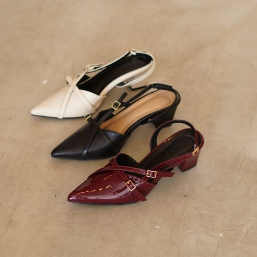 Image of Kara Mules Sandal Wanita Heels 5 Cm Terbaru By Lamelika