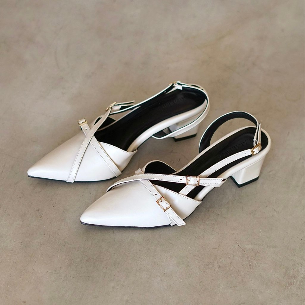 Kara Mules Sandal Wanita Heels 5 Cm Terbaru By Lamelika