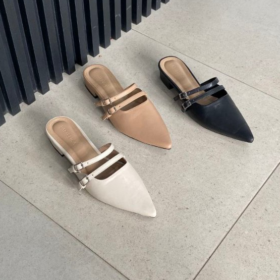 LAMELIKA - Dakota Sandal Wanita Empuk Dan Nyaman Heels 2cm