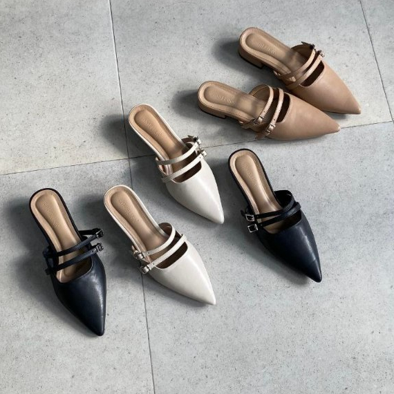 LAMELIKA - Dakota Sandal Wanita Empuk Dan Nyaman Heels 2cm