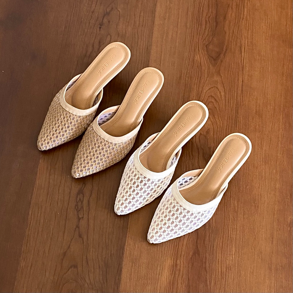 LAMELIKA - Scarlet Heels Sepatu Sandal Wanita Elegan 5 Cm