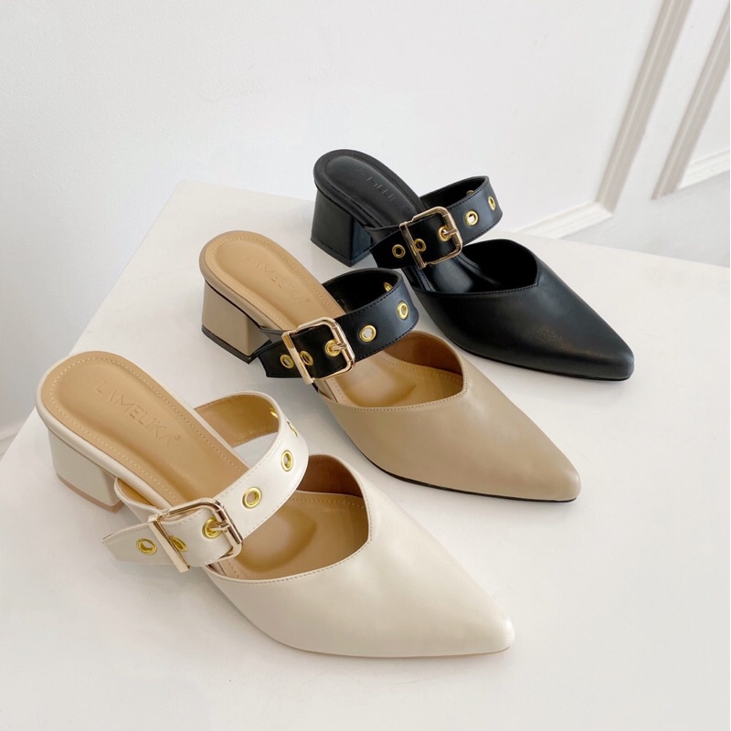 LAMELIKA - Narah Heels Hak Tahu - Sandal Wanita 5 Cm