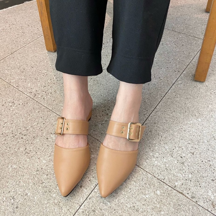 LAMELIKA - Rachel Mules Sandal Wanita 3 Cm - Sendal Wanita Slop