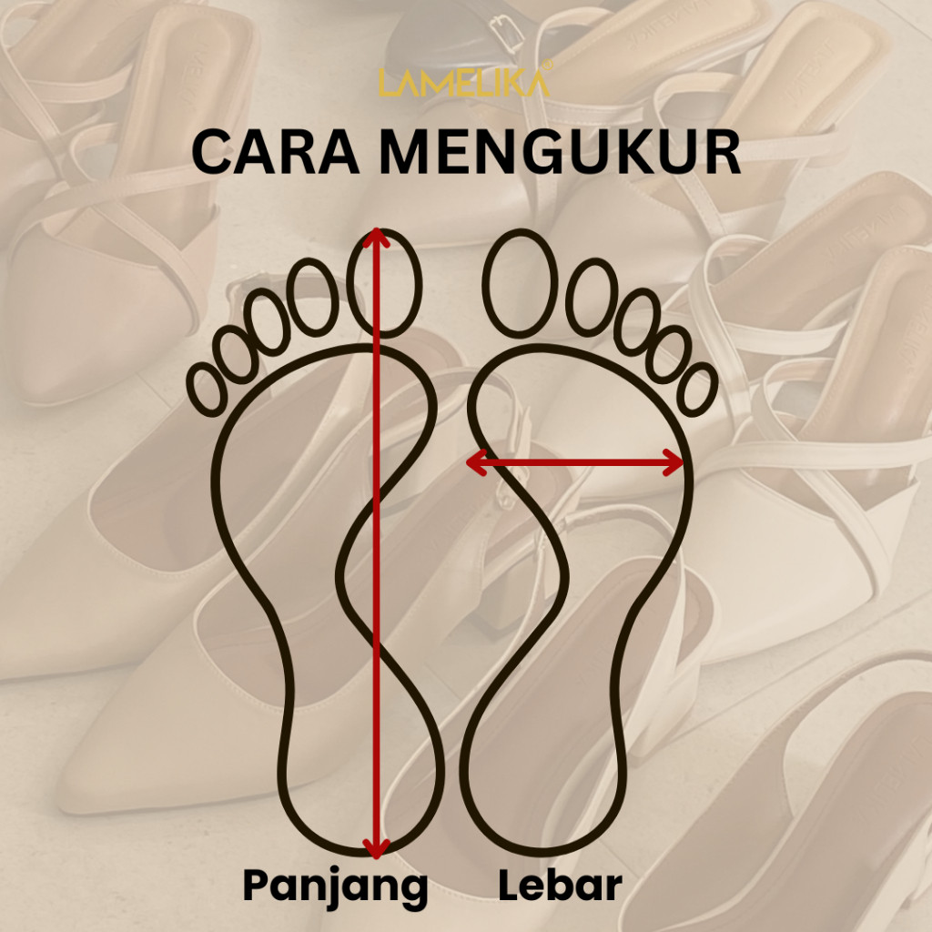 Cleo Mules Sandal Wanita Heels 3 Cm Anti Slip by Lamelika