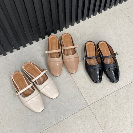 LAMELIKA - SACHI Sandal Wanita Flat Shoes Heels 3cm