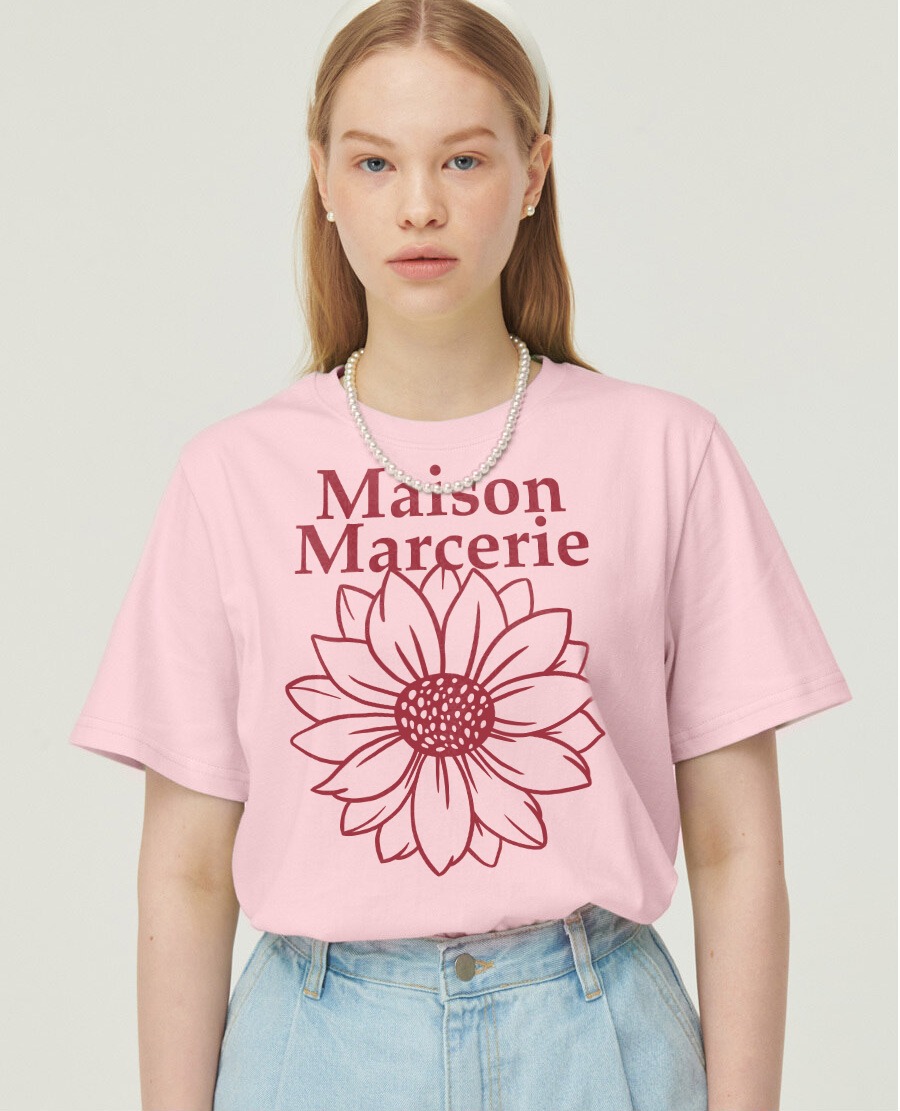 Fleur du Soleil Main - Pink Red T-Shirt