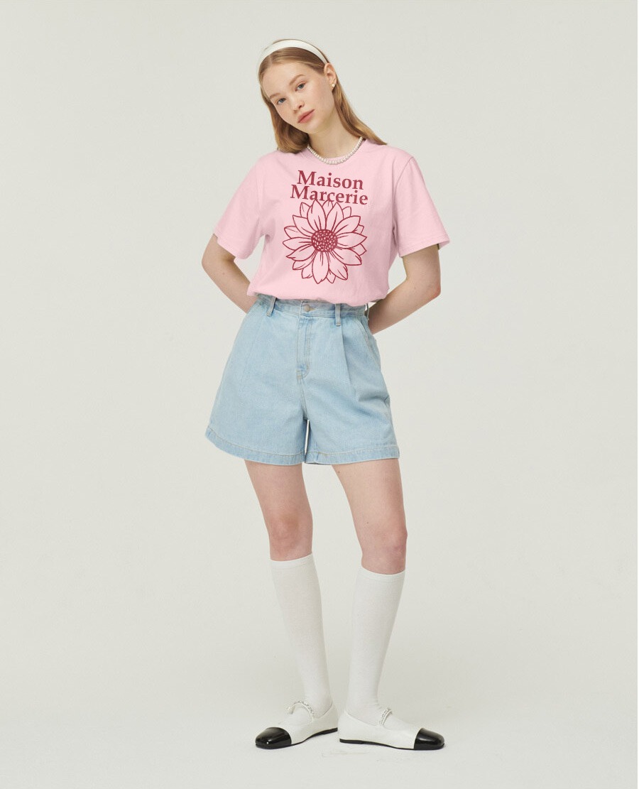 Fleur du Soleil Main - Pink Red T-Shirt