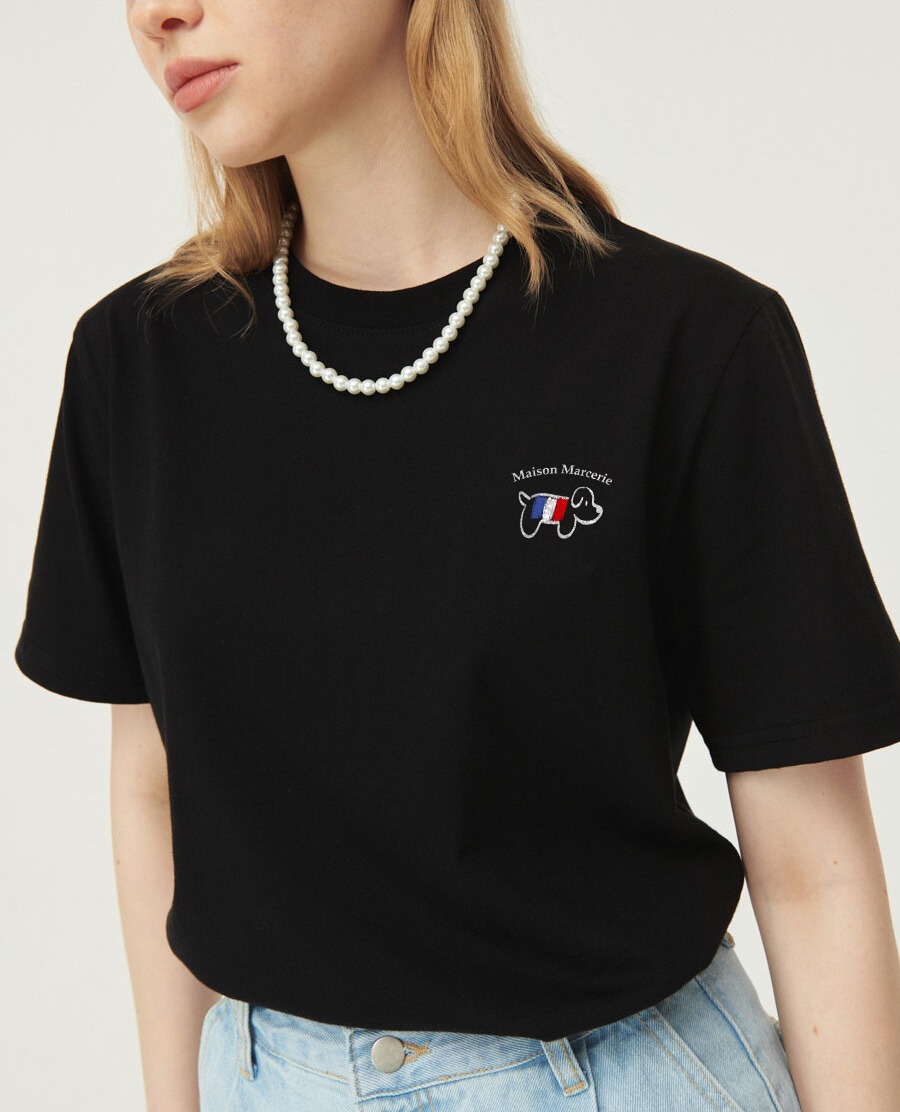 LouLou édition Petite - Black White T-shirt