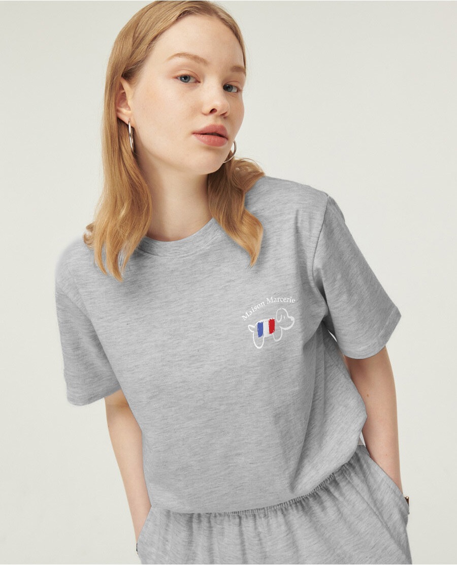 LouLou édition Petite - Grey Black T-shirt