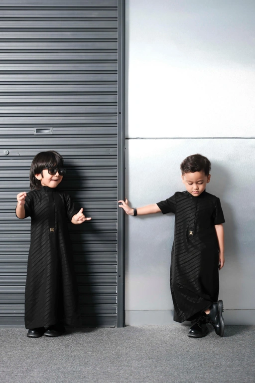 Image of Z Kids Jubah Ogren Black