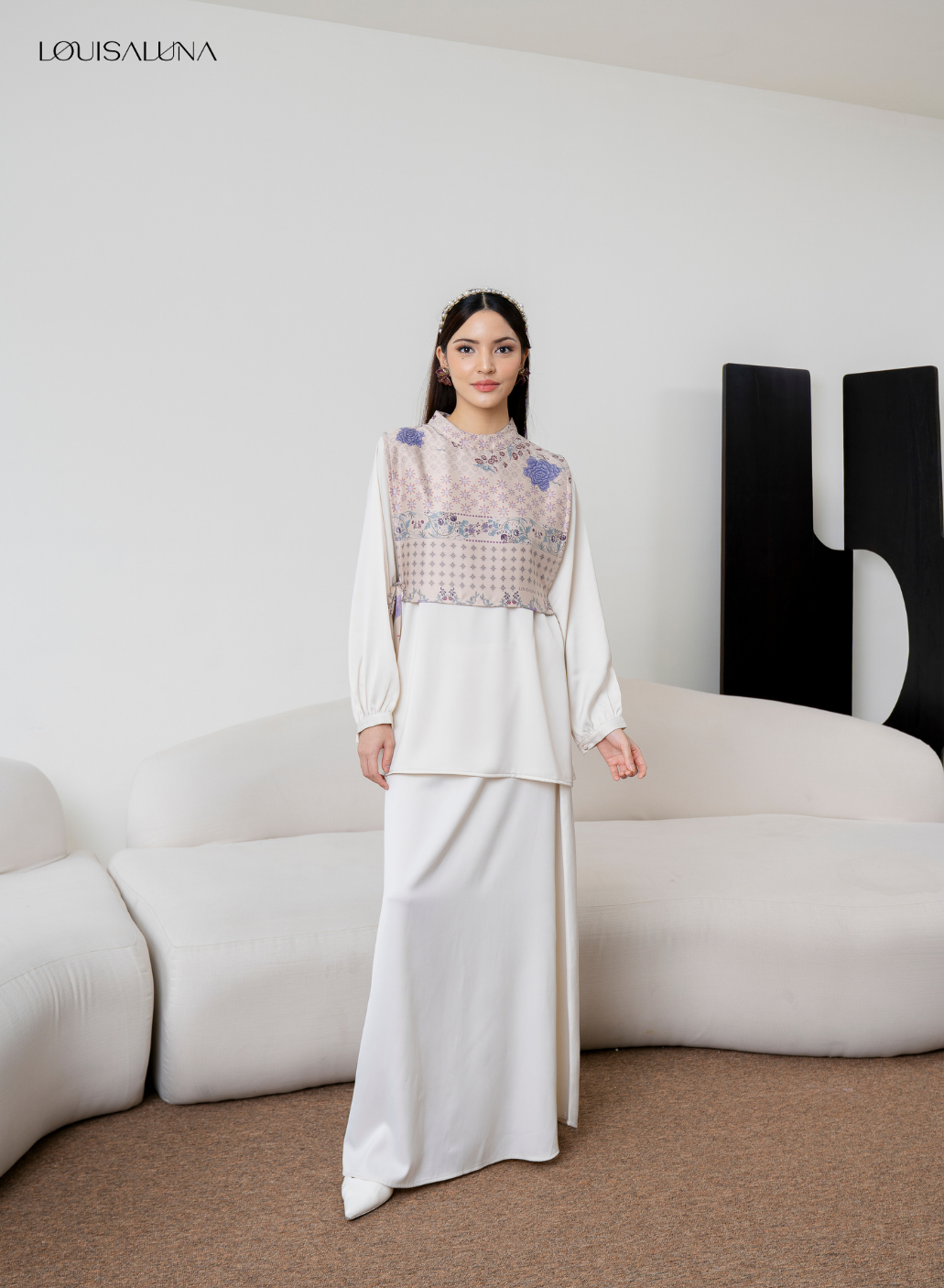 Harmonia Sarimbit in Classic Cream