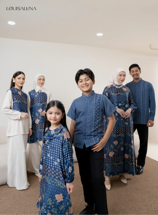 Image of PRE ORDER Harmonia Sarimbit in Royal Blue