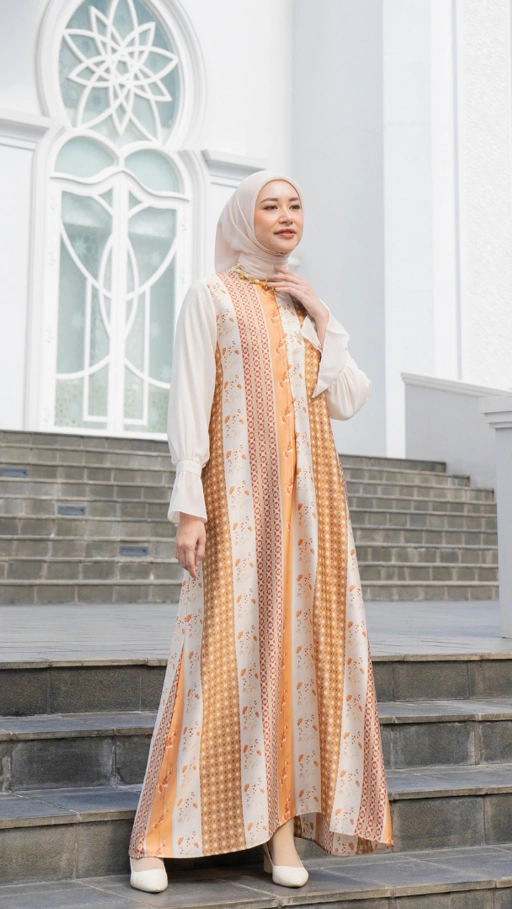 Image of Maliqa Dress Orange