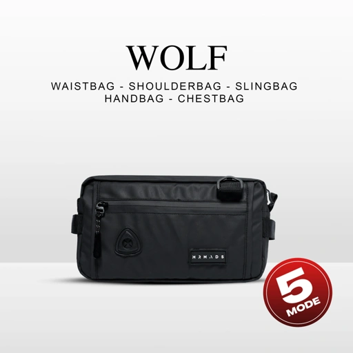 Image of Wolf Waist/Clucth/Sling/Hand Bag 