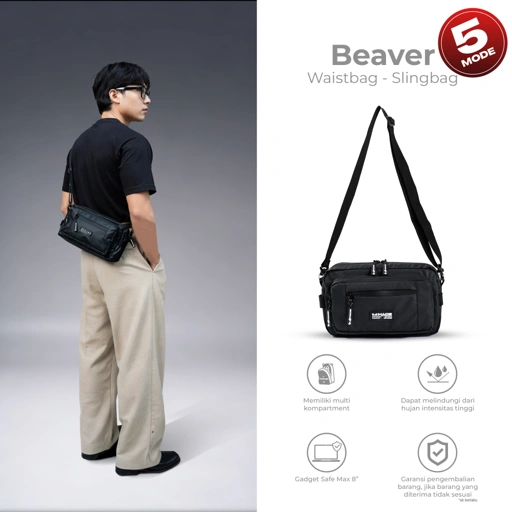 Image of Beaver Waist/Shoulder/Sling/Hand Bag