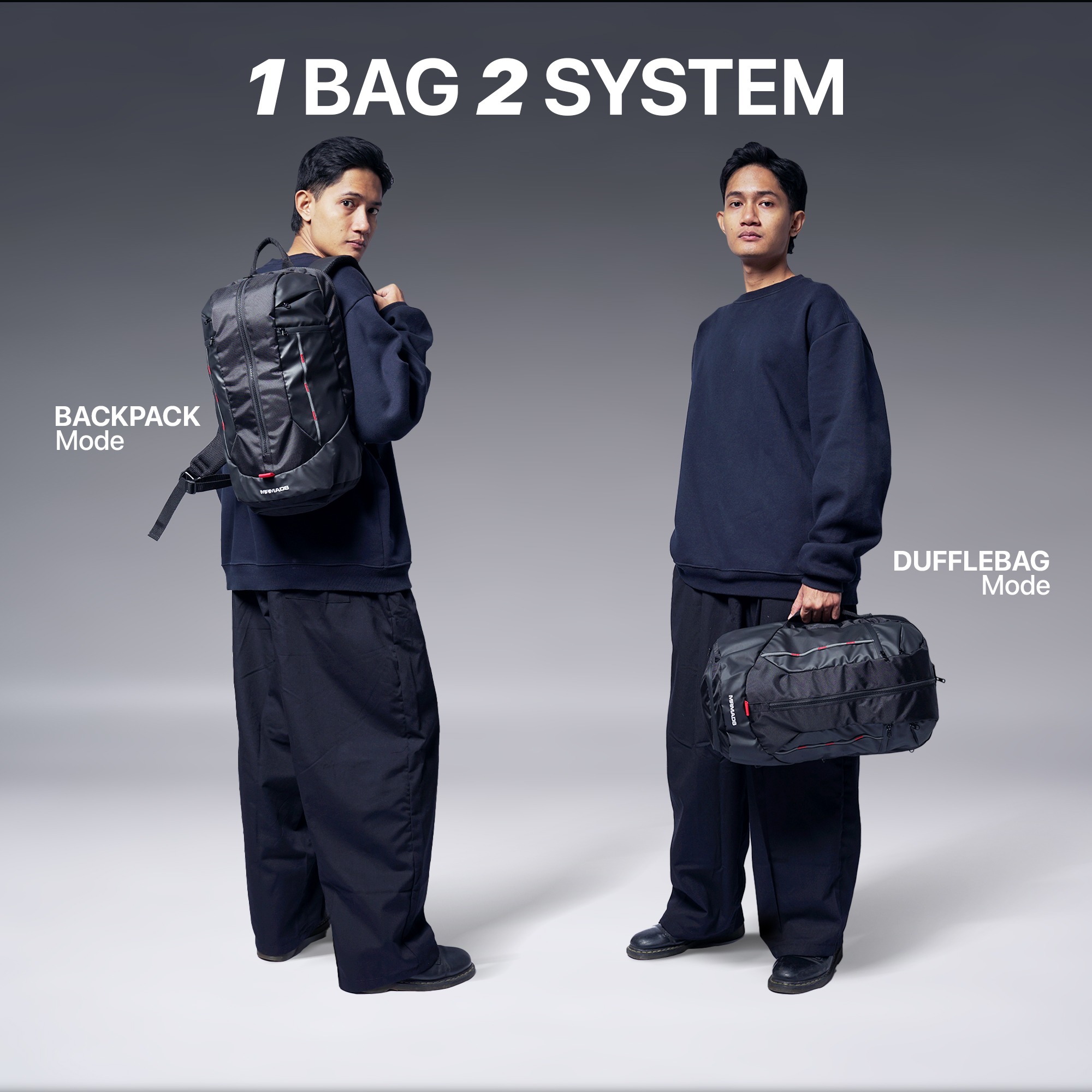 Mr Mads - Aero Backpack Dufflebag