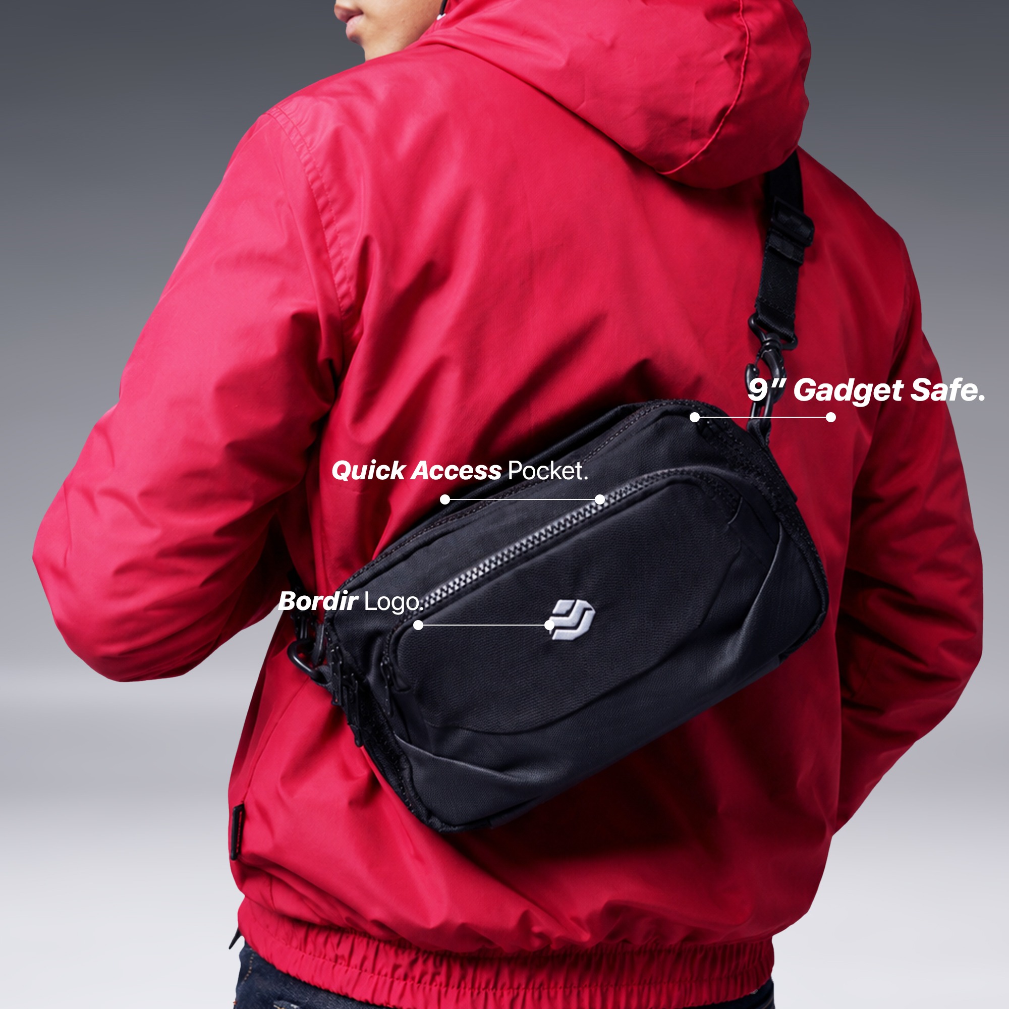 Mr Mads - Shifter Sling Bag Tas Selempang Pria Waistbag Pria crossbody & shoulder bags