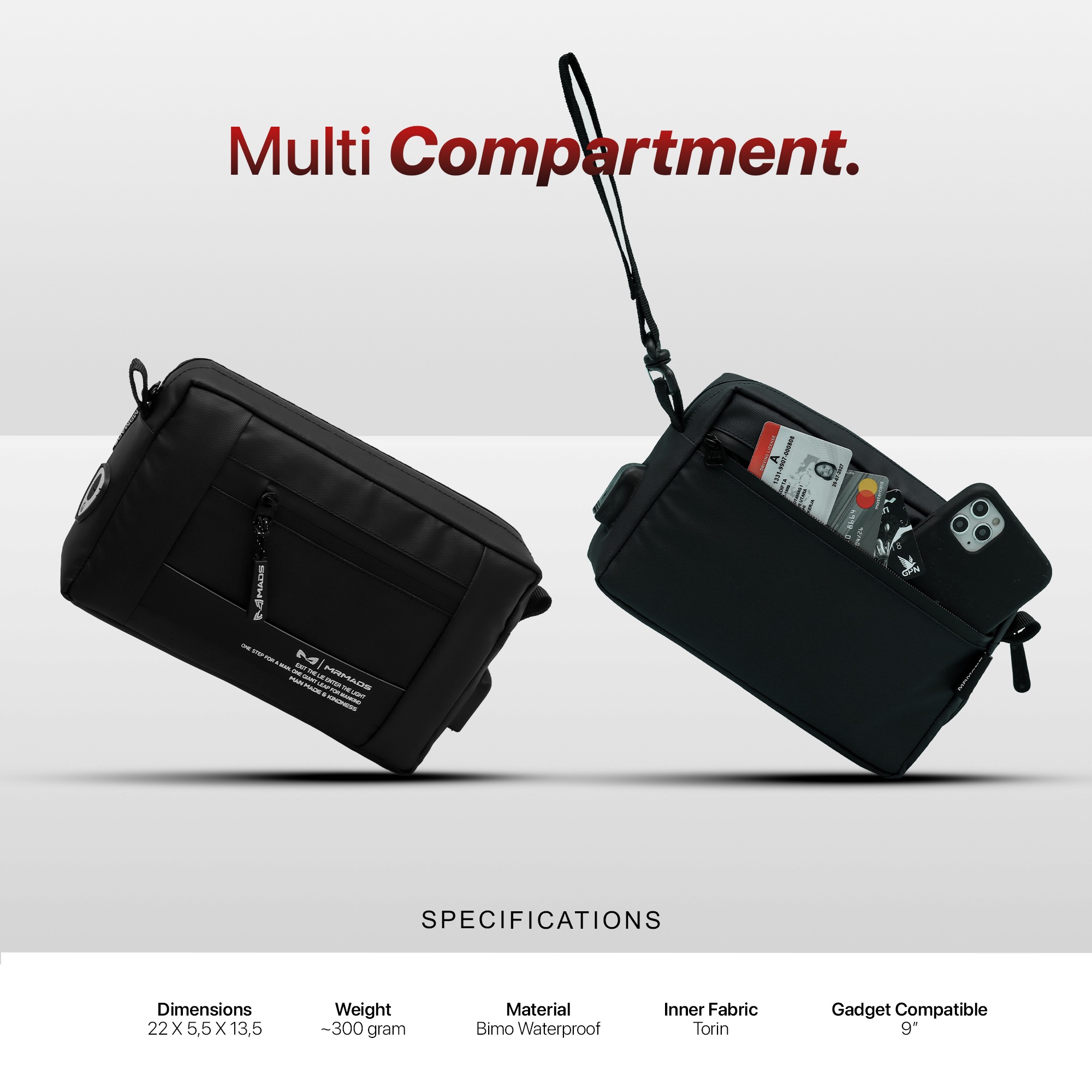 KEPLER Sling/Clutch Bag