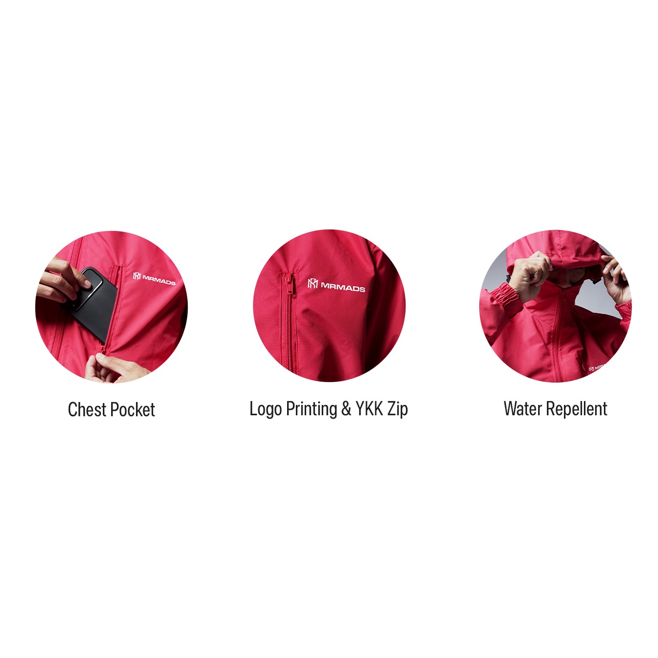 Tracktop Jacket Red Noir