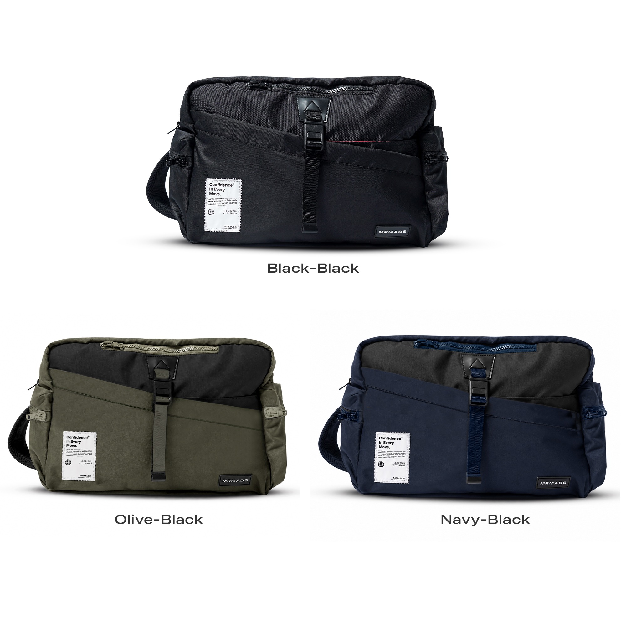 Mr Mads - Zenith Sling Bag Tas Selempang Pria Waistbag Pria crossbody & shoulder bags