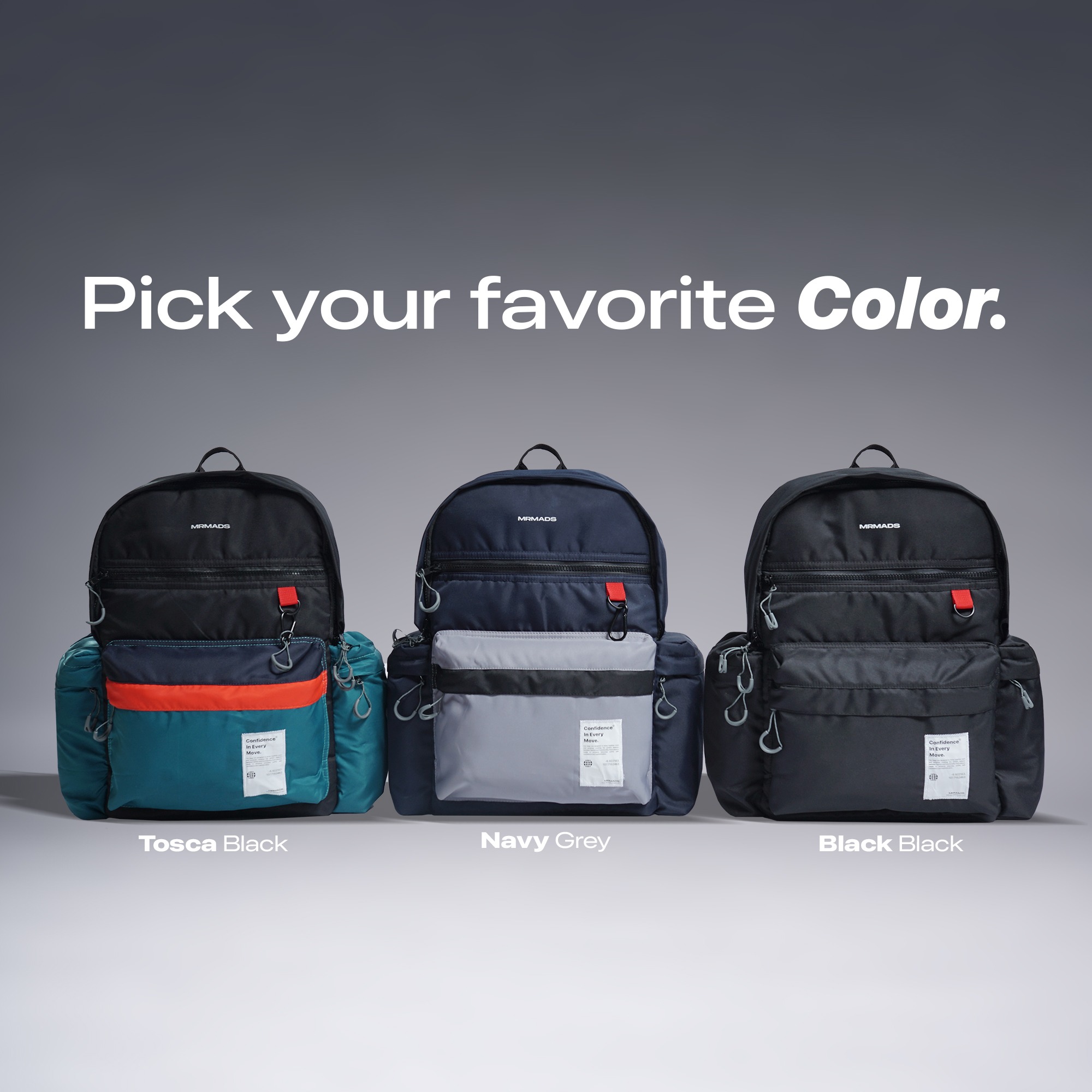 Mr Mads - Byon Backpack - Tas Ransel Pria Wanita Tas Punggung Pria Outdoor Kapasitas Besar