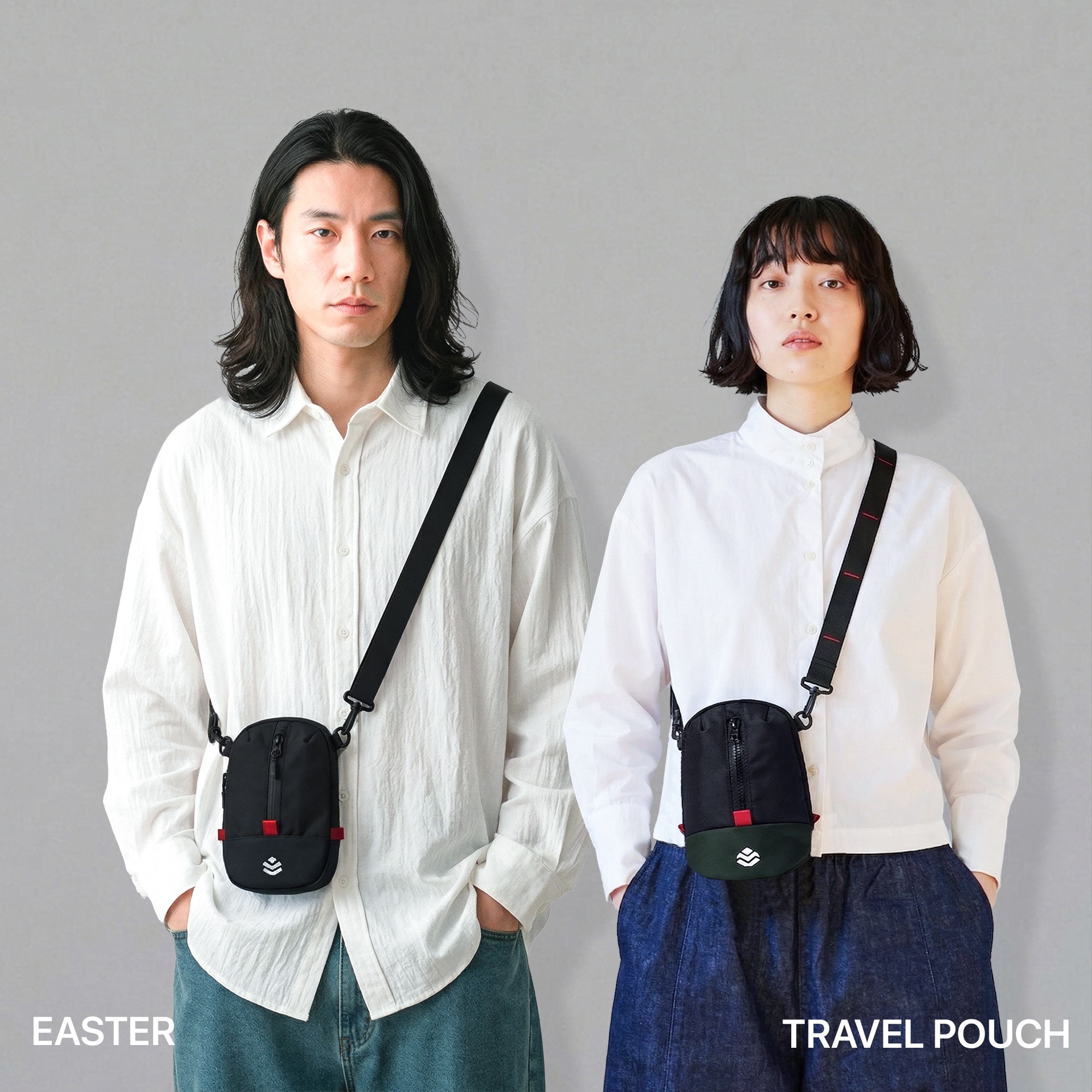 Mr Mads - Easter Travel Pouch | Neck Pouch - Phone 7 Inch Hang On Wallet - Tas Slingbag Kecil Anti Air