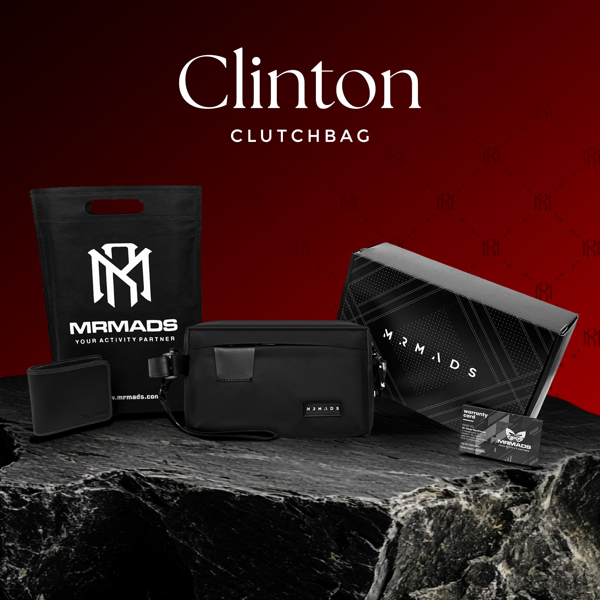 CLINTON Clutch Bag