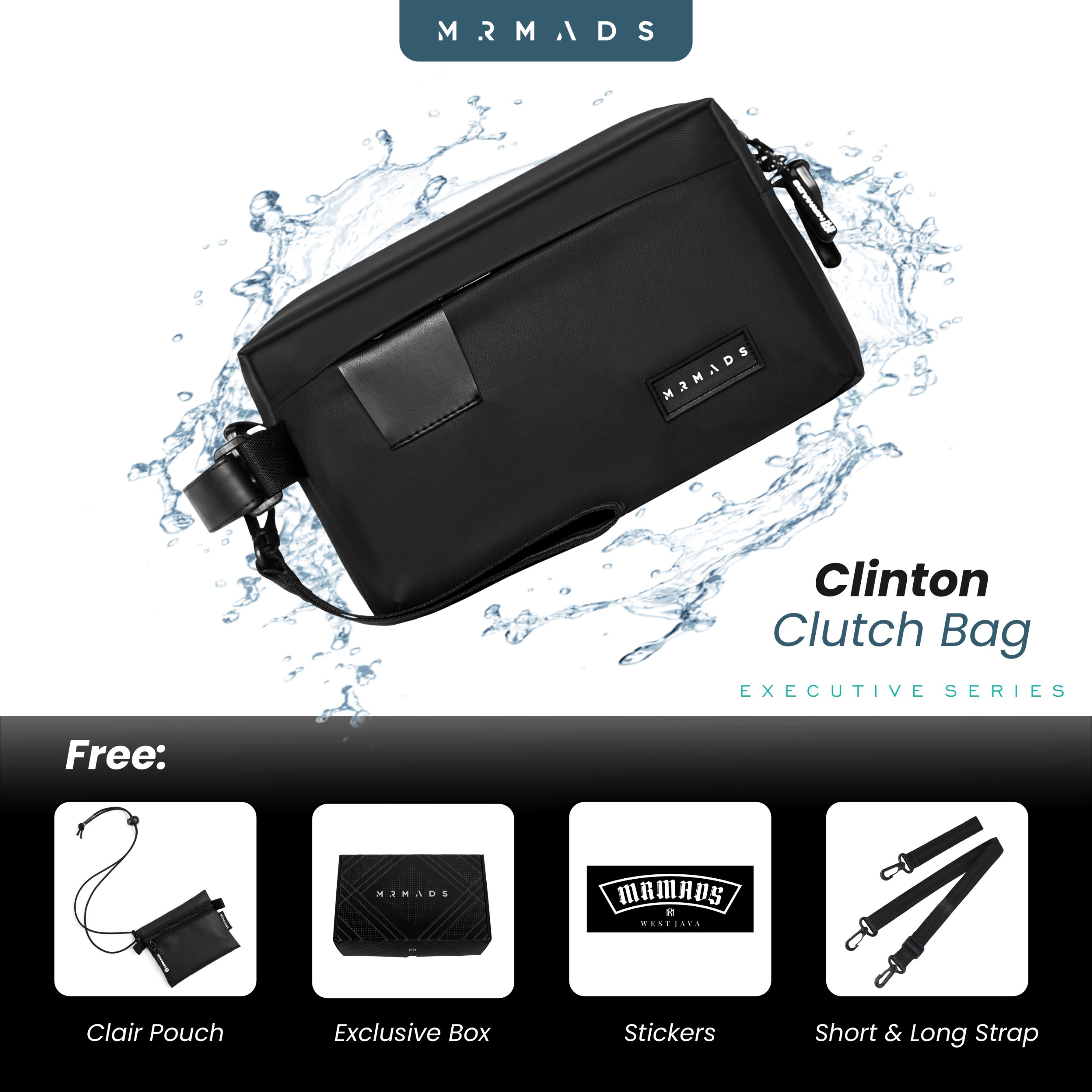 CLINTON Clutch Bag