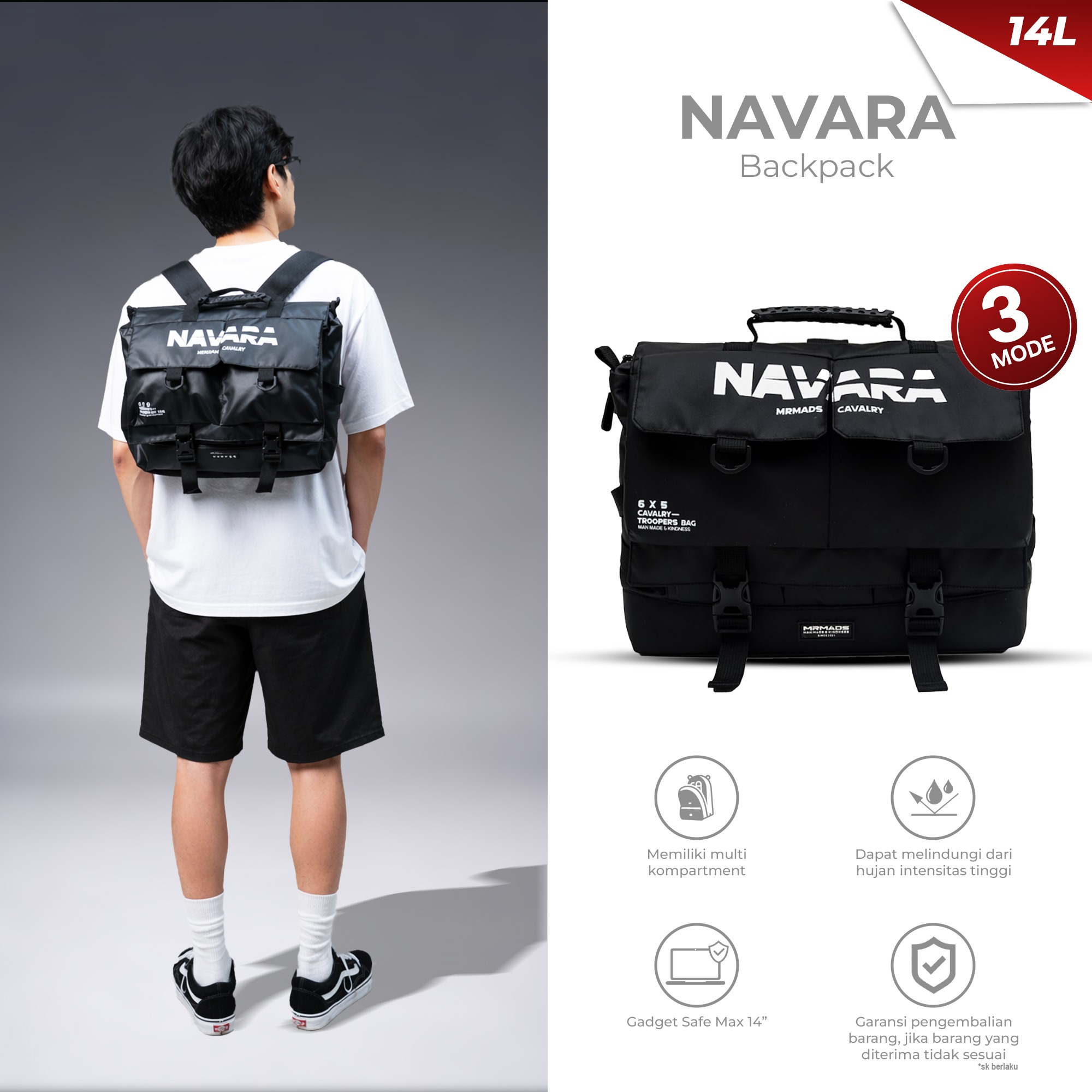 Navara Backpack/Sling Bag