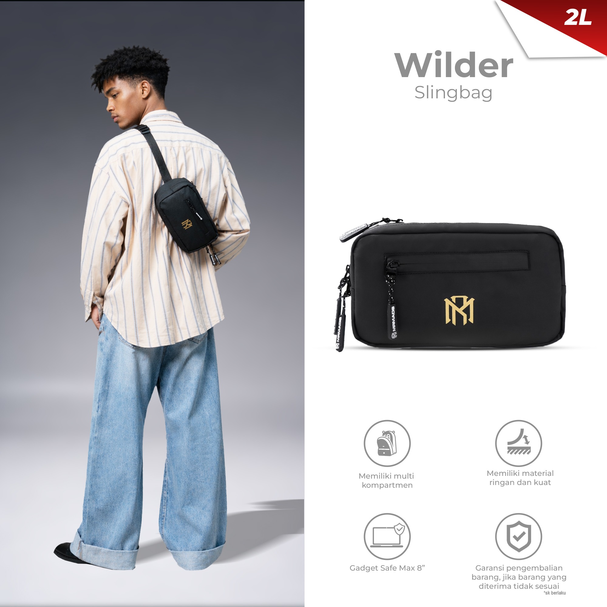 Wilder Sling/Waist/Shoulder Bag