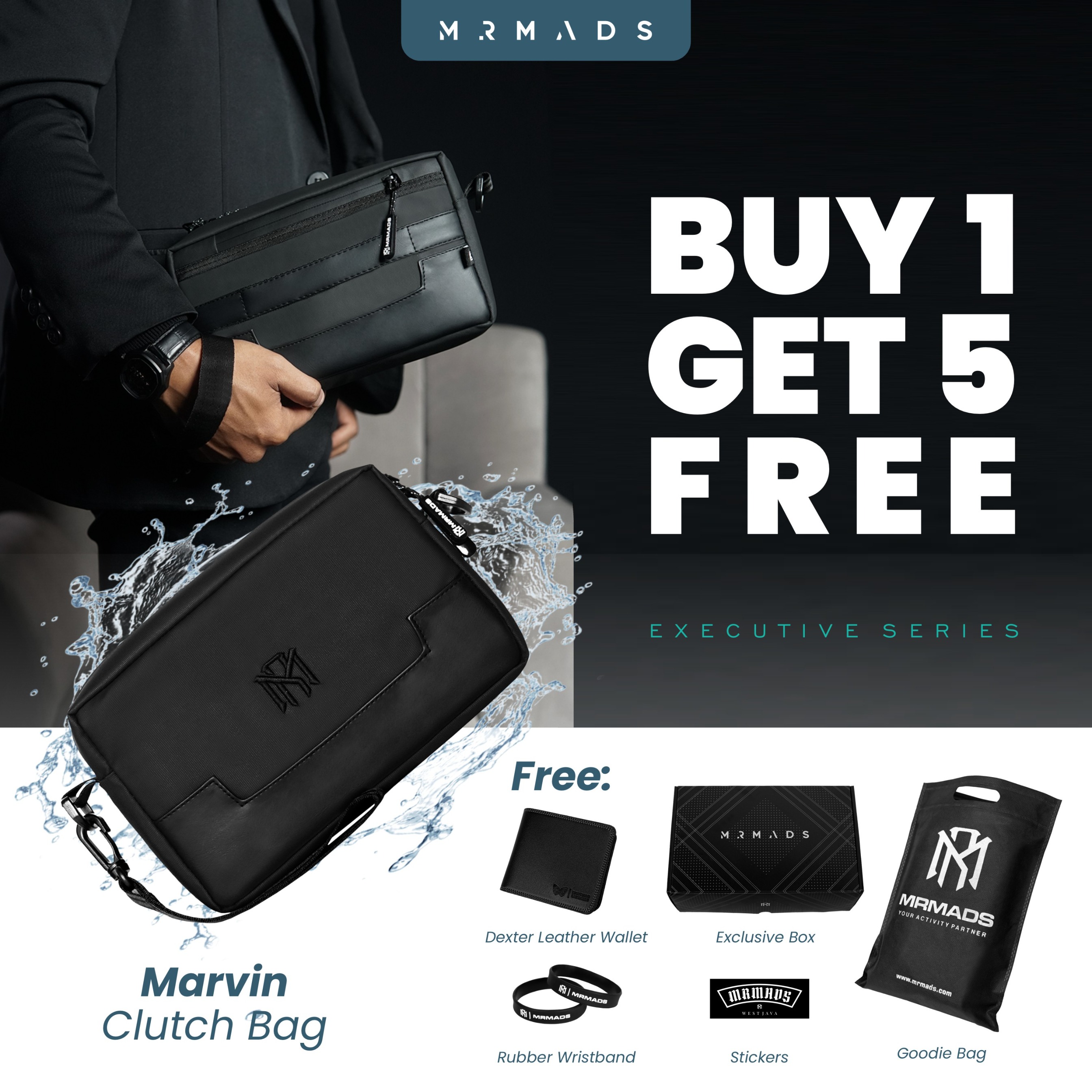 MARVIN Clutch Bag