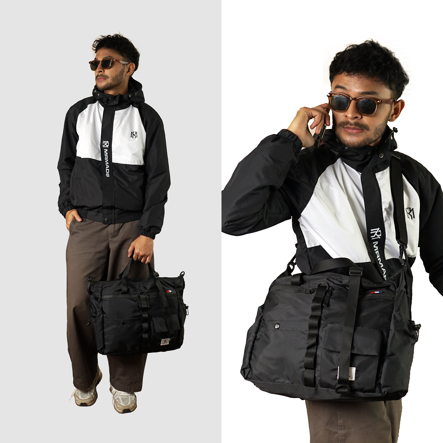 Mr Mads - Sling Bag Necrox Tas Selempang Soulder Bag tote bag Multifungsi Tas Laptop Up to 15 inch