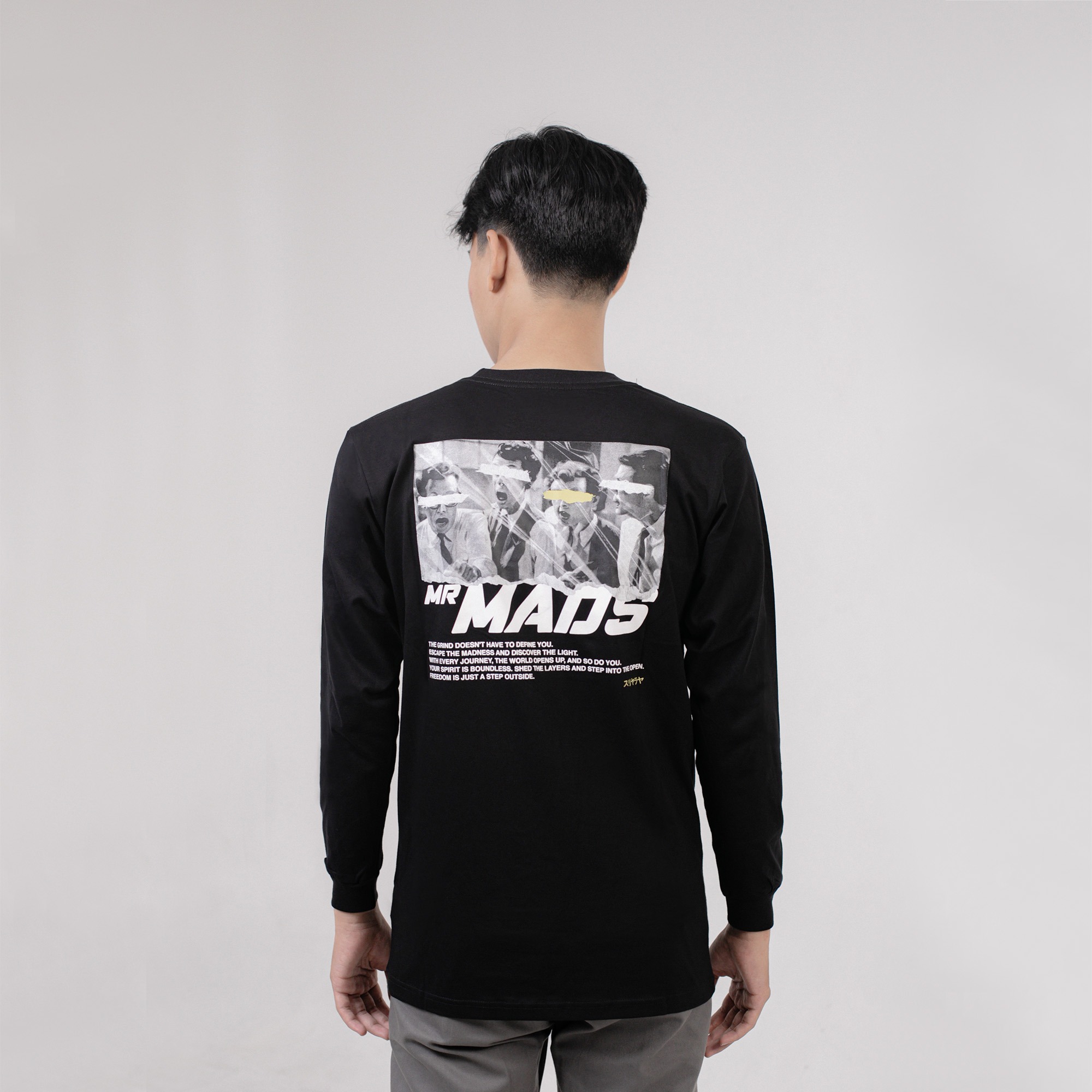 Office Grind T-Shirt  Long Sleeve