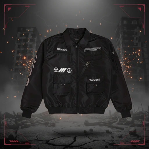Image of Mr Mads - Jacket Warzone Black
