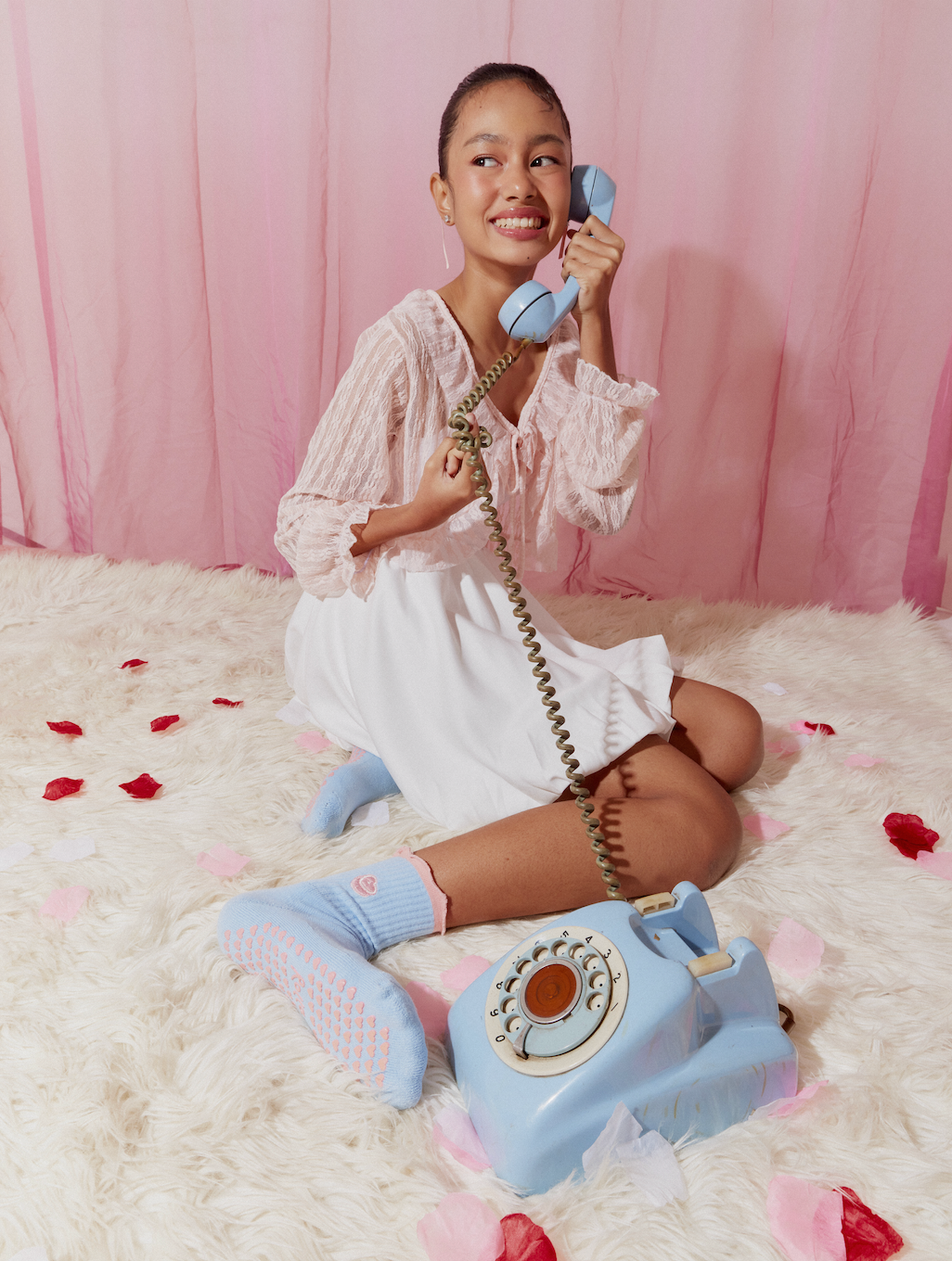 Cupid’s Treat Pilates Grip Socks