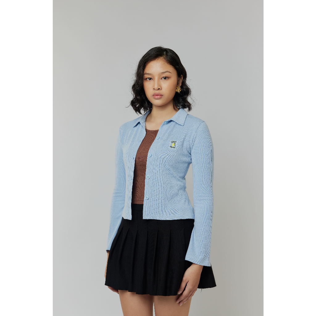 [Rolla x Verosa] Nina Knit Blouse - Limoncello