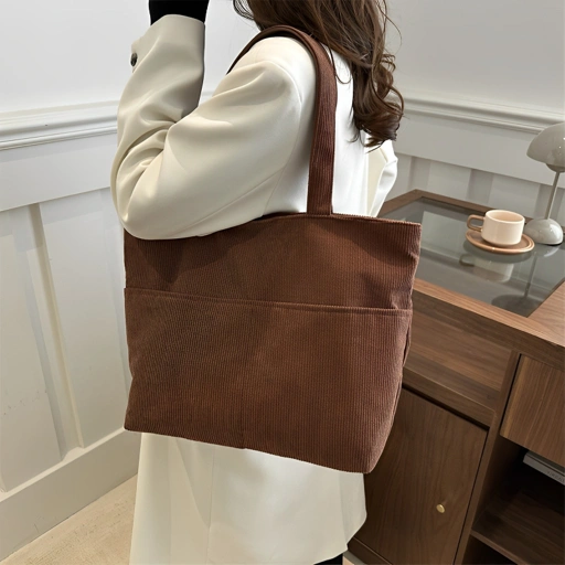 Image of Elion Corduroy Tote LYN044