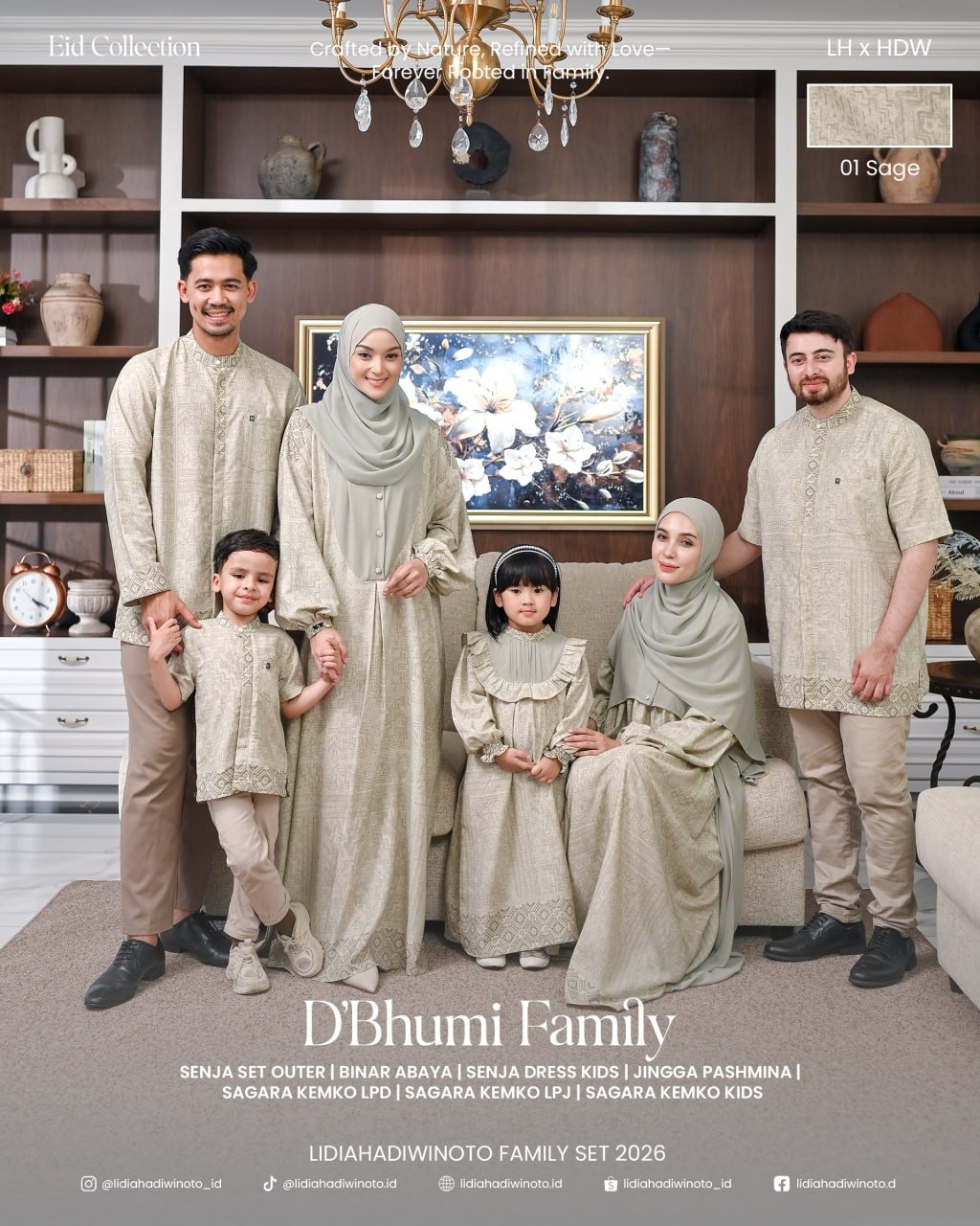 Dbhumi Family Set 01 Sage (Sarimbit LH 2026)
