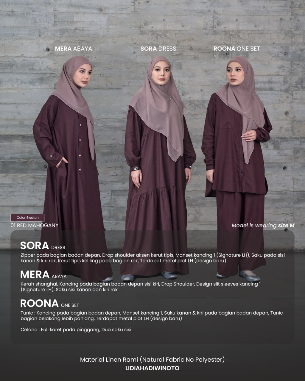 Aure Family Series 01 Red Mahogany (Sarimbit LH 2026)