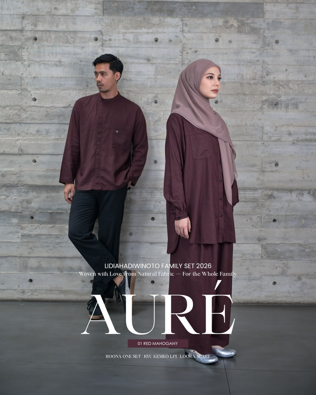 Aure Family Series 01 Red Mahogany (Sarimbit LH 2026)