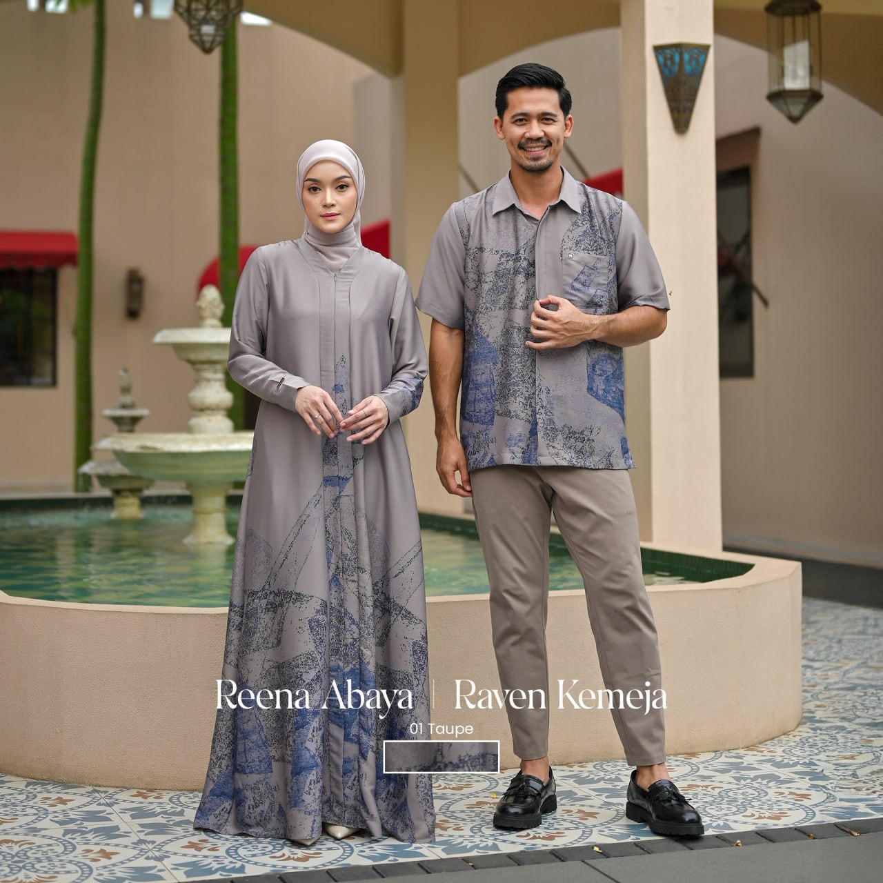 Reena Abaya & Raven Kemeja Couple