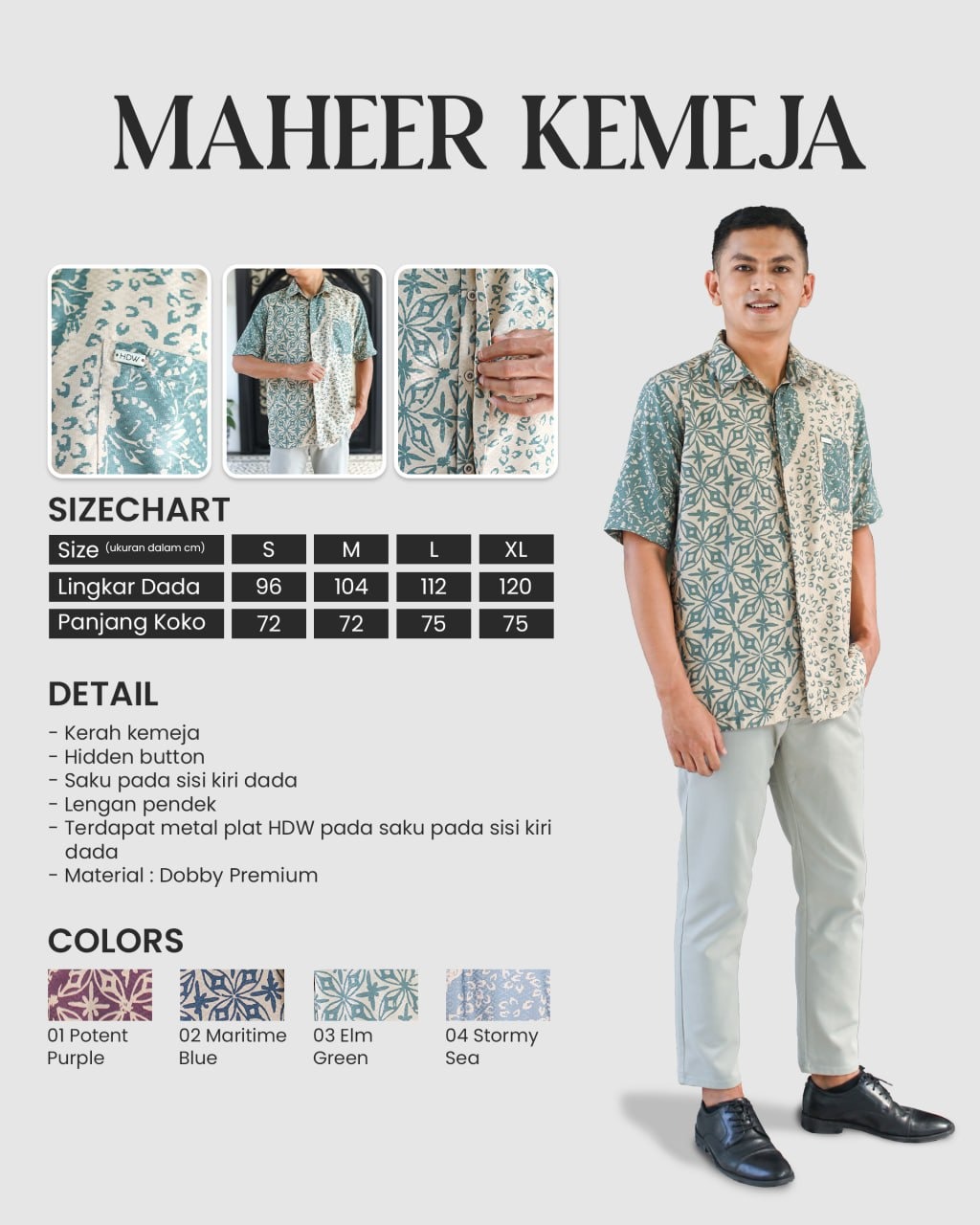 Nishwara Dress & Maheer Kemeja Couple