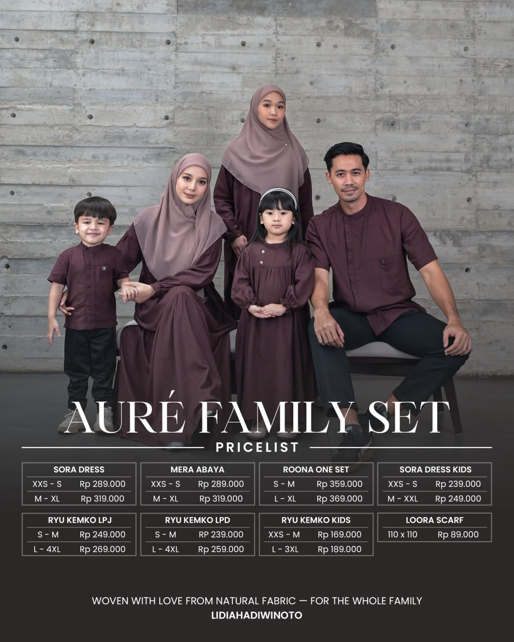 Aure Family Series 01 Red Mahogany (Sarimbit LH 2026)